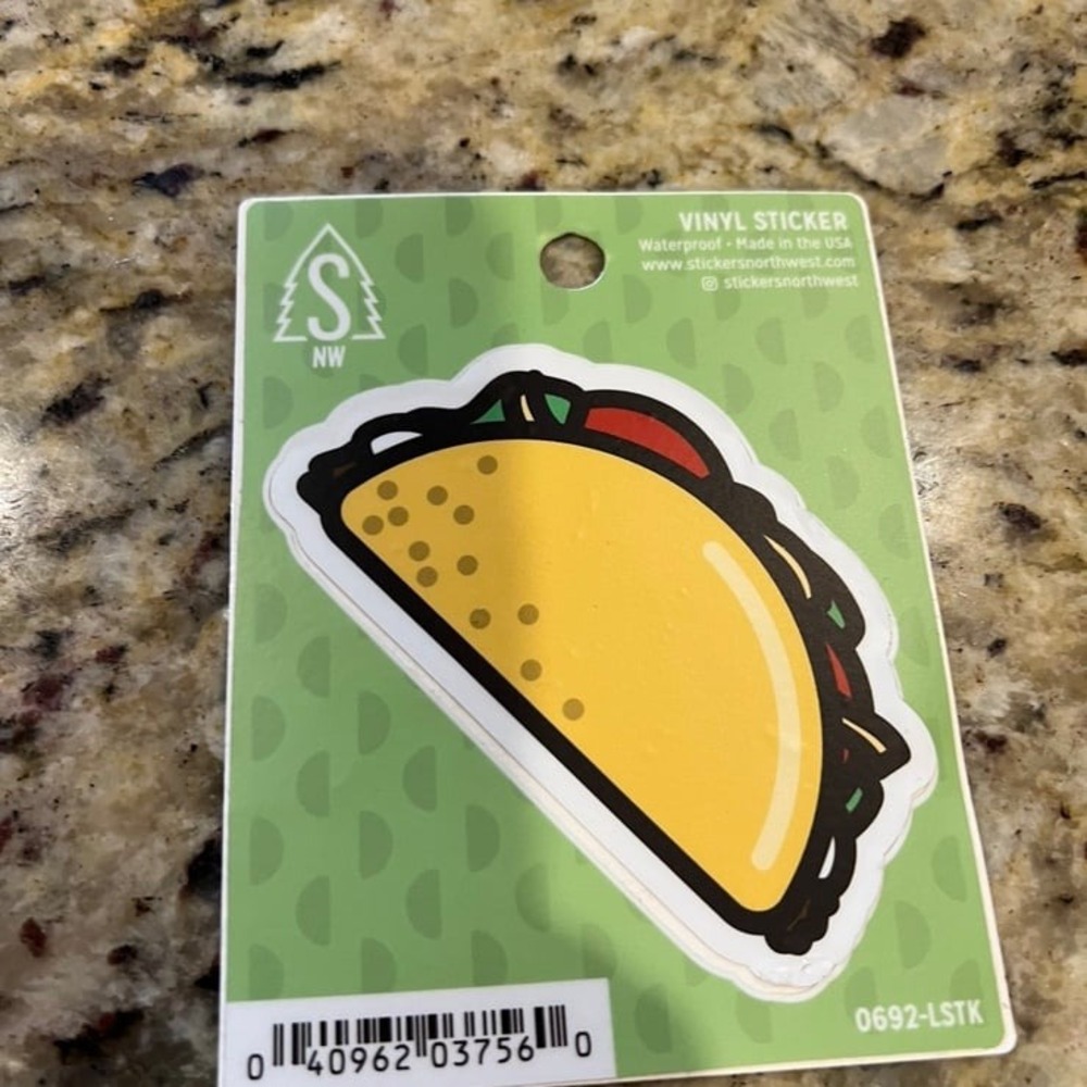 New Stickers Northwest Brown taco Vinyl Sticker Decal. Brand New. Ships within 2